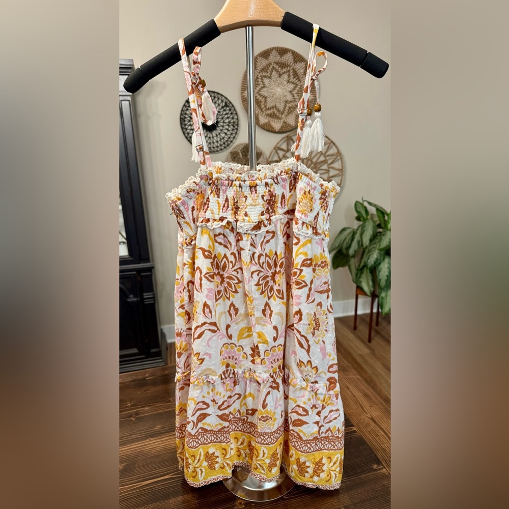 NWOT Jessica Simpson Juniors Floral Sundress Size XS Boho Festival - Picture 2 of 5